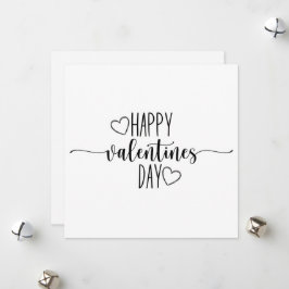 Cartão De Festividades Beatifull minimalist editable valentine card