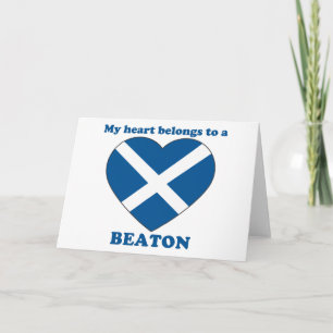 Cartão De Festividades Beaton