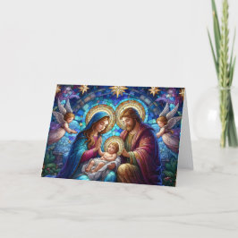 Cartão De Festividades Beautiful Nativity Scene Holiday Christmas