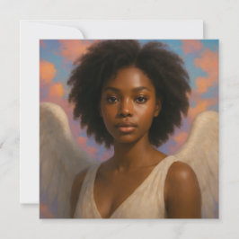 Cartão De Festividades Beautiful Xmas angel card