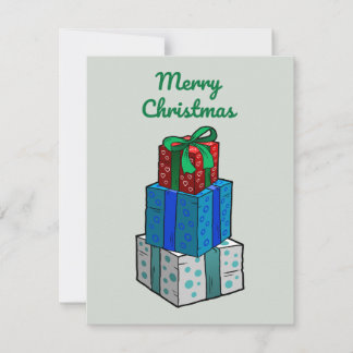Cartão De Festividades Beautifully Wrapped Christmas Gifts