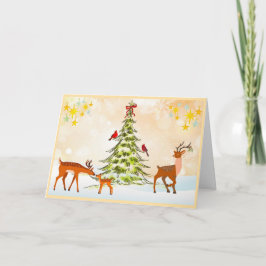 Cartão De Festividades Beauty of Nature Holiday Card