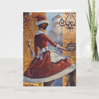 Cartão De Festividades Bebê do papai noel