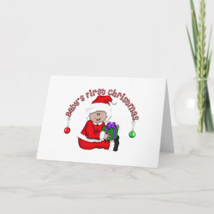 Cartão De Festividades Bebê Elfo - Camisetas e Presentes Latinos