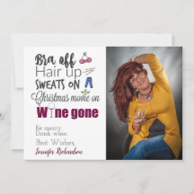 Bebidas Engraçadas De Vinho Tiraram Foto De Natal