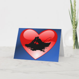 Cartão De Festividades Beijo na placa de água