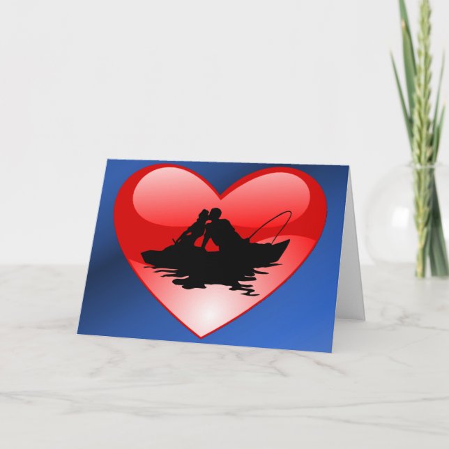 Cartão De Festividades Beijo na placa de água (Frente)