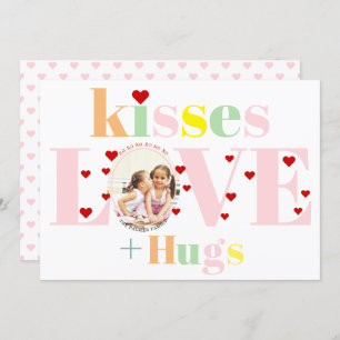 Cartão De Festividades Beijos, amor, abraços Dia de os namorados de fotog