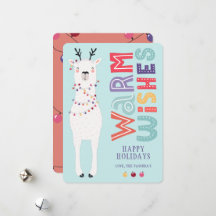 Bela Cartografia Moderna Natal Llama String Lights