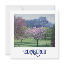 Bela Escócia Castelo de Edimburgo arte refinado 