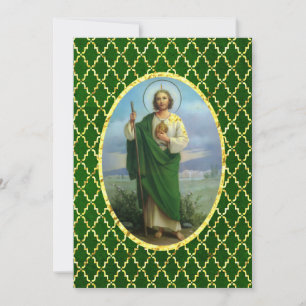 Cartão De Festividades Bela Oração de São Judas
