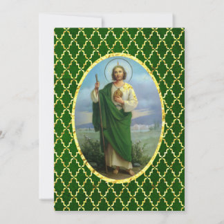 Cartão De Festividades Bela Oração de São Judas