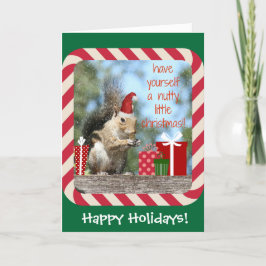 Cartão De Festividades Bela praça de Natal, Tenham um Natal Louco!