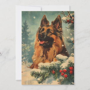 Cartão De Festividades Belga Tervuren Natal