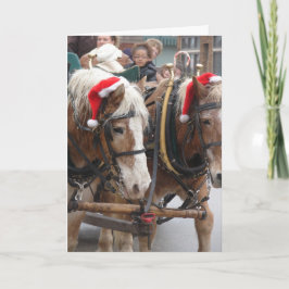 Cartão De Festividades Belgas do Natal