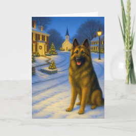 Cartão De Festividades Belgian Tervuren Holiday Card