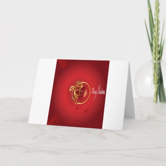 Cartão De Festividades Beliscos de Natal Vermelho têm um belo dia (Frente)