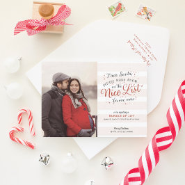 Cartão De Festividades Belo Anunciamento de Gravidez de Natal