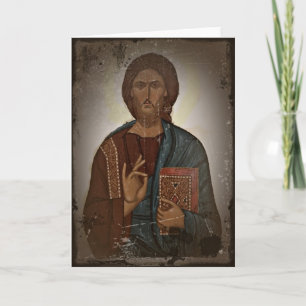 Cartão De Festividades Bênção de Jesus