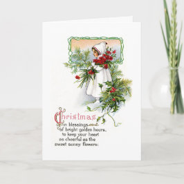 Cartão De Festividades Bênção do Natal