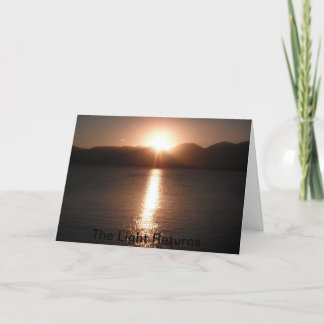 Cartão De Festividades Bênção do solstício de inverno