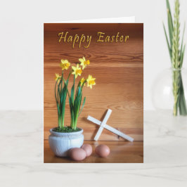 Cartão De Festividades Bênçãos da Páscoa