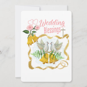 Cartão De Festividades Bênçãos de Casamento
