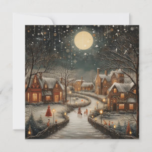 Cartão De Festividades Bênçãos Natalinas Pacíficas