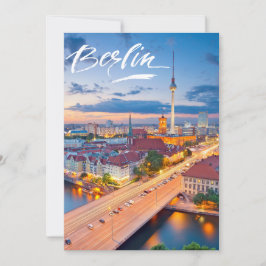 Cartão De Festividades Berlim, Alemanha
