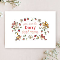 Berry Best Mãe Dia de as mães Strawberry
