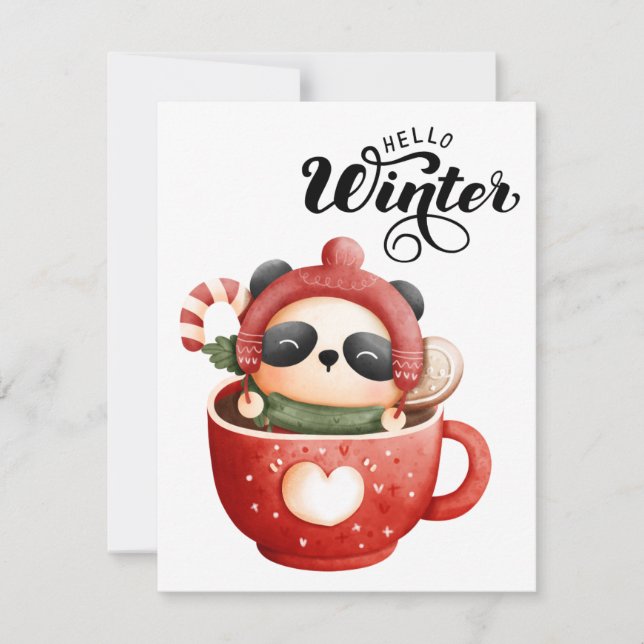 Cartão De Festividades besta de férias (Frente)