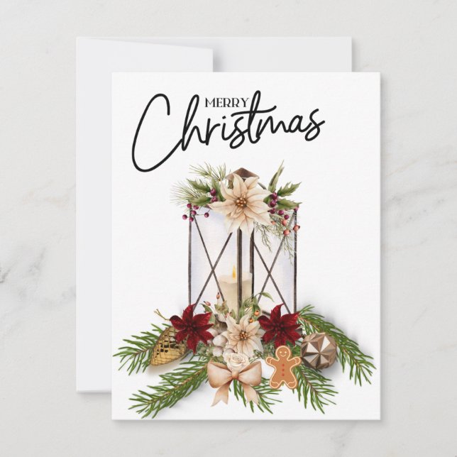 Cartão De Festividades besta de férias (Frente)