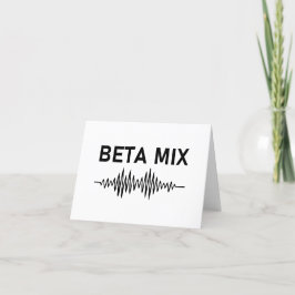 Cartão De Festividades Beta Mix - Forma de onda de áudio