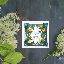 Cartão De Festividades Bibe Personalizável Floral Verso Vinil De Corte Pe