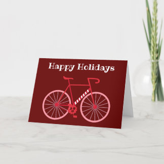 Cartão De Festividades Bicicleta de Natal