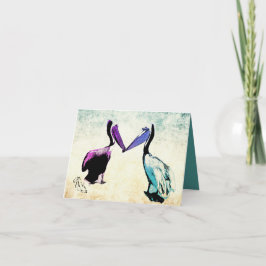 Cartão De Festividades Bico a beak