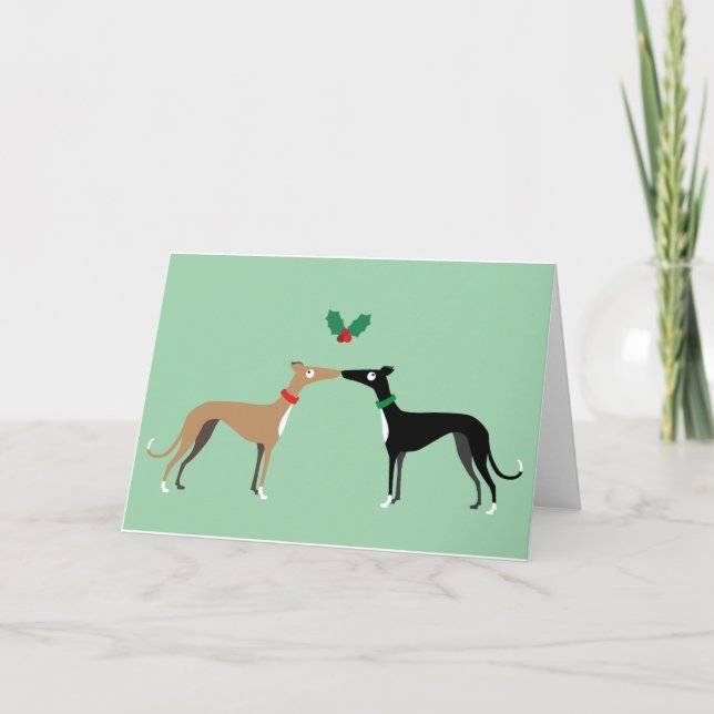 Cartão De Festividades Bico de cão (Frente)