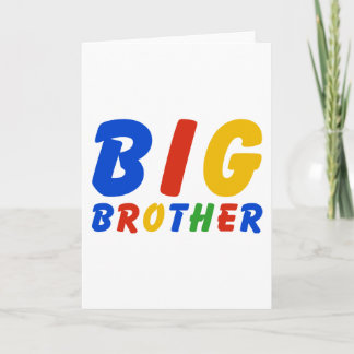 CARTÃO DE FESTIVIDADES BIG BROTHER