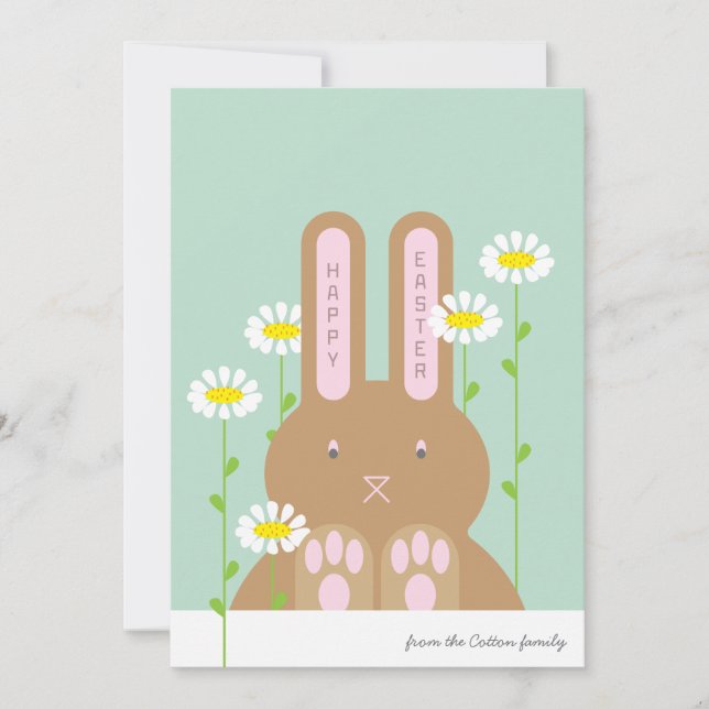 Cartão De Festividades Big Bunny (Frente)