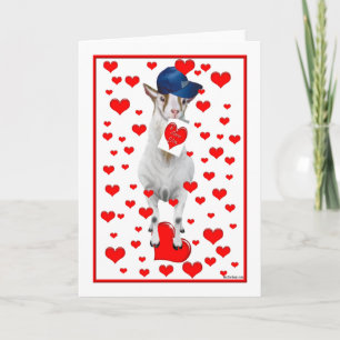 Cartão De Festividades Billy Goat Valentine Card
