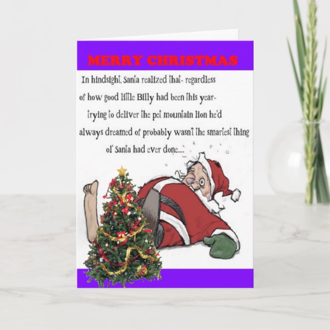 Cartão De Festividades Billy pequeno (Frente)