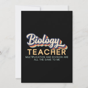 Cartão De Festividades biologia - professor de biologia