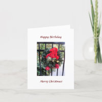 Birthday Christmas Wreath