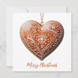 Cartão De Festividades Biscoito de Natal Russo Decorado Tradicional