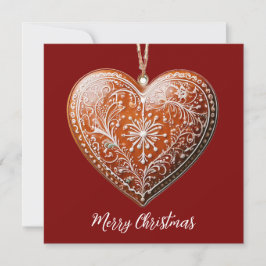 Cartão De Festividades Biscoito de Natal Russo Decorado Tradicional