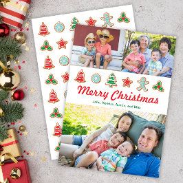 Cartão De Festividades Biscoitos de Natal 3 Foto