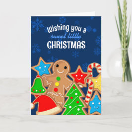 Cartão De Festividades Biscoitos de Natal doces panificação de chocolate 