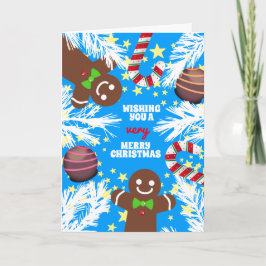 Cartão De Festividades Biscoitos de Natal doces panificação de chocolate 