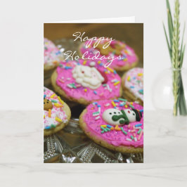 Cartão De Festividades Biscoitos do feriado