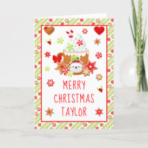 Biscoitos e Cacau Verde Feliz Natal